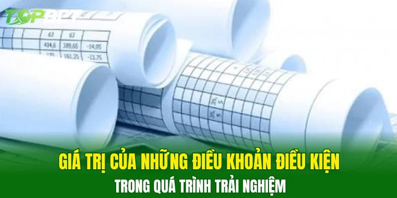 Giá trị của những điều khoản điều kiện trong quá trình trải nghiệm 
