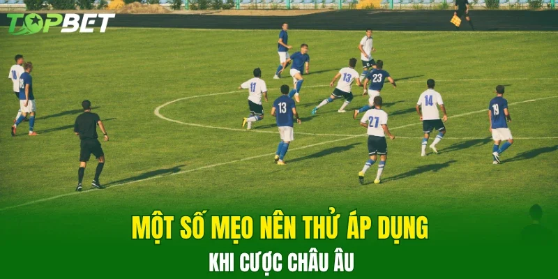 Một số mẹo nên thử áp dụng khi cược châu Âu